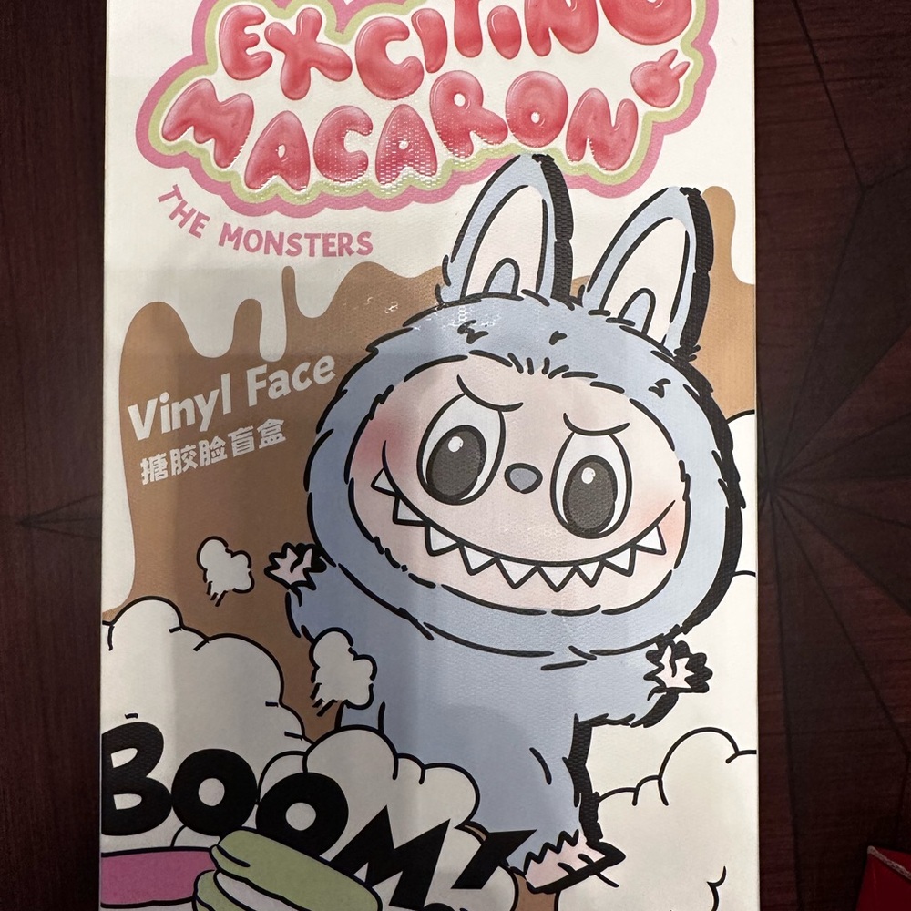 Labubu Exciting Macaron Vinyl Face Poster